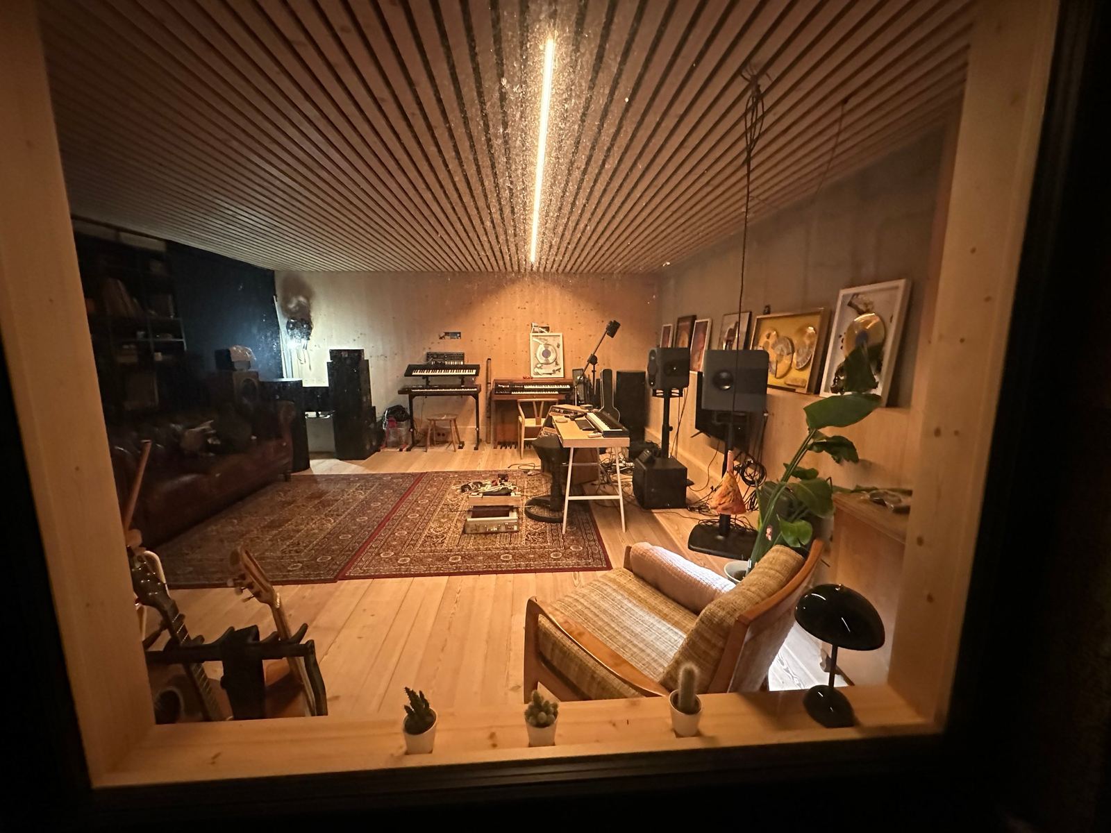 Das Studio am Abend